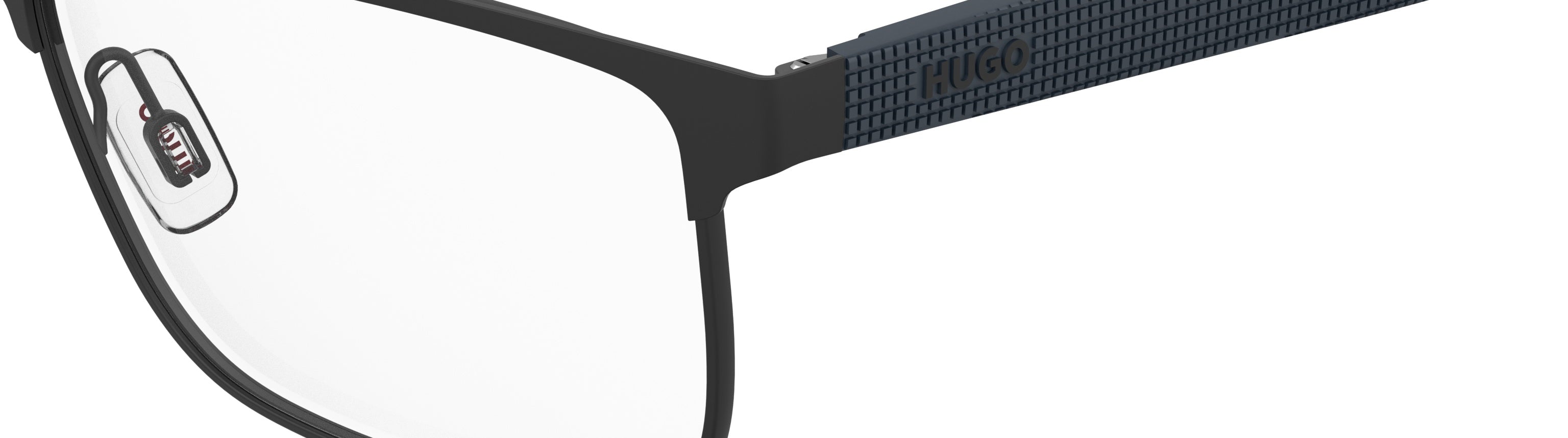 Hugo HG 1309 SPS Noir Bleu Mat — vue 1
