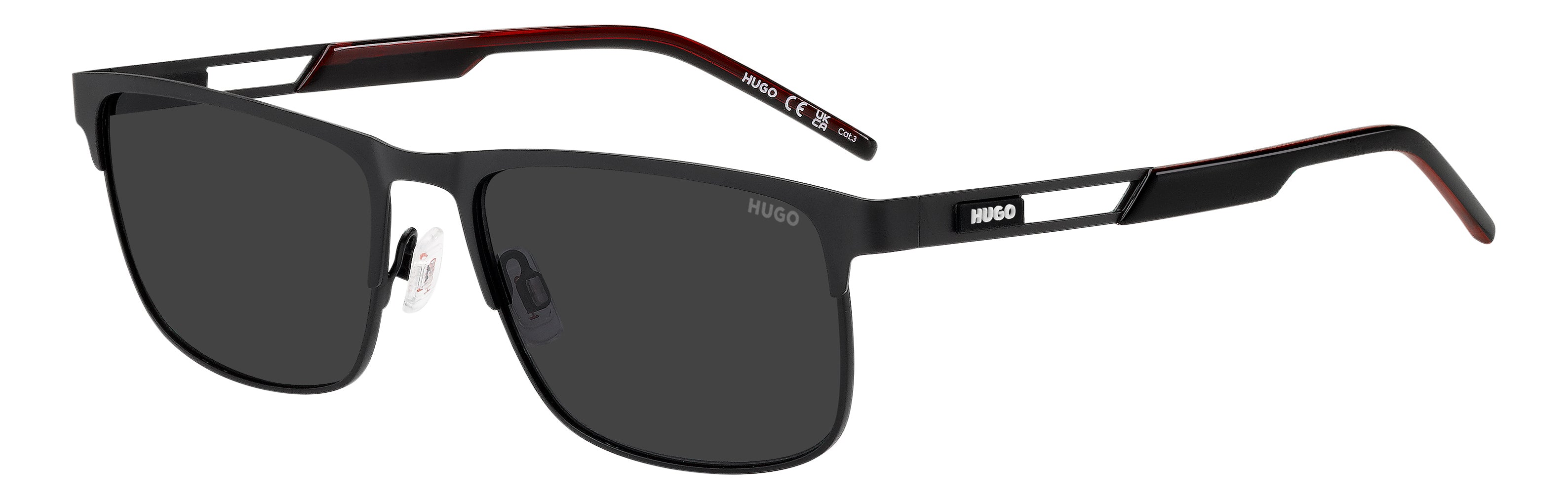 Hugo HG 1385/S/US Noir Mat — vue 1