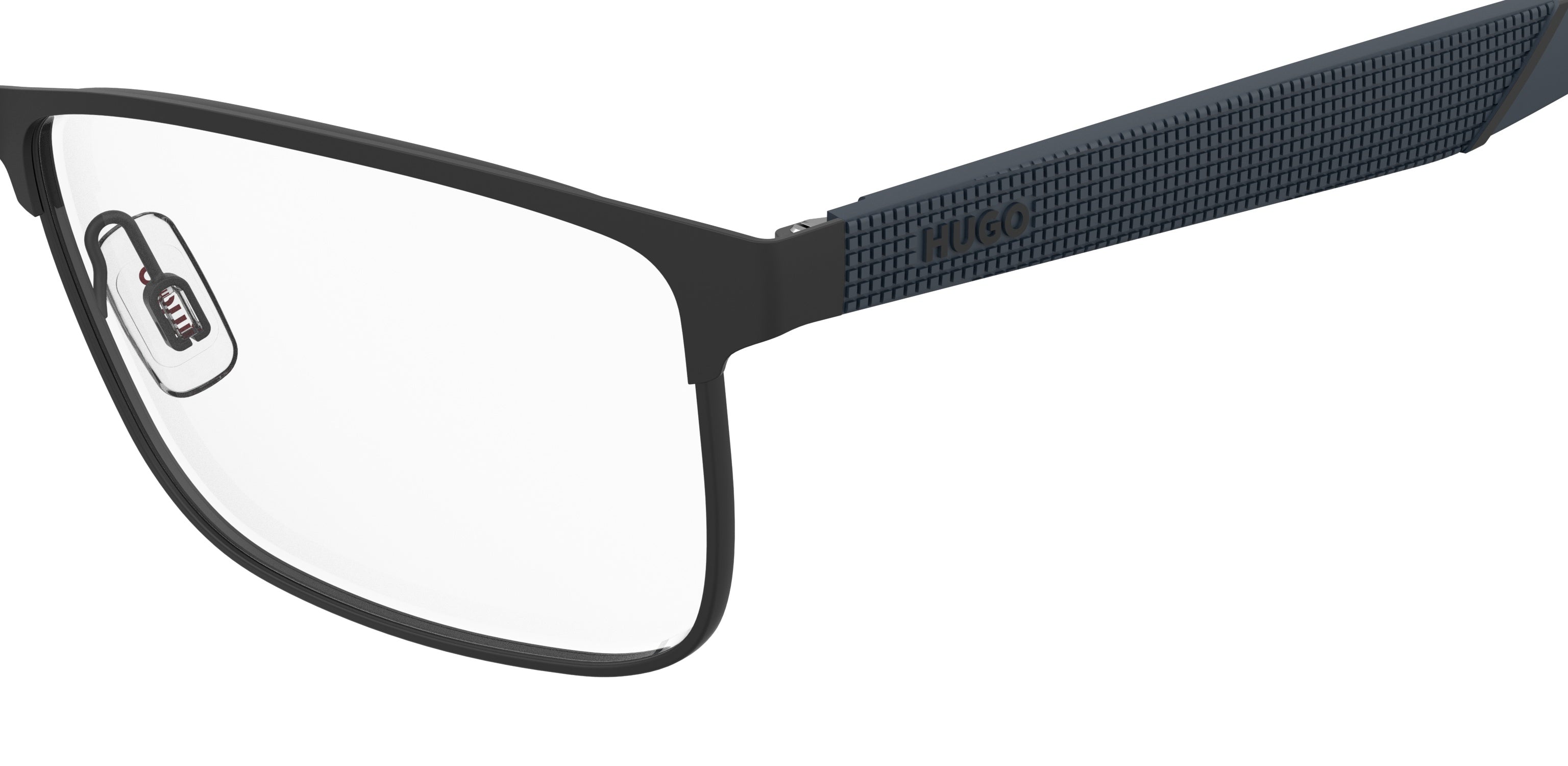 Hugo HG 1309 SPS Noir Bleu Mat — vue 1