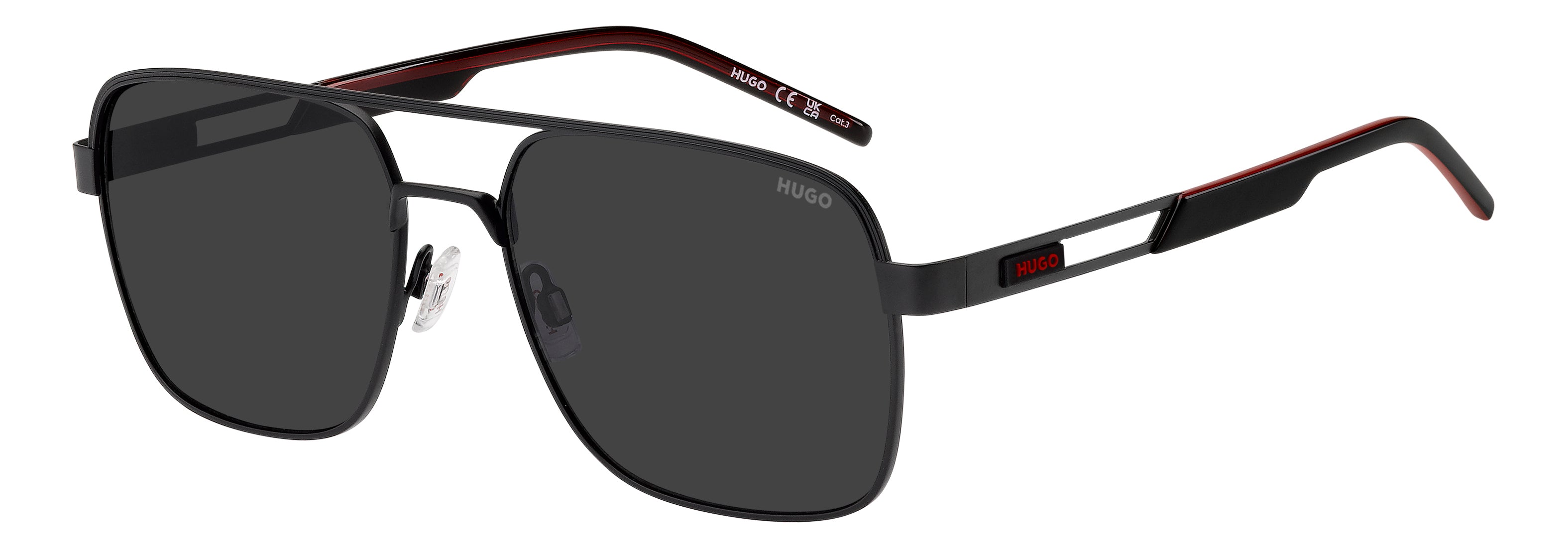 Hugo HG 1384/S/US Noir Mat — vue 1