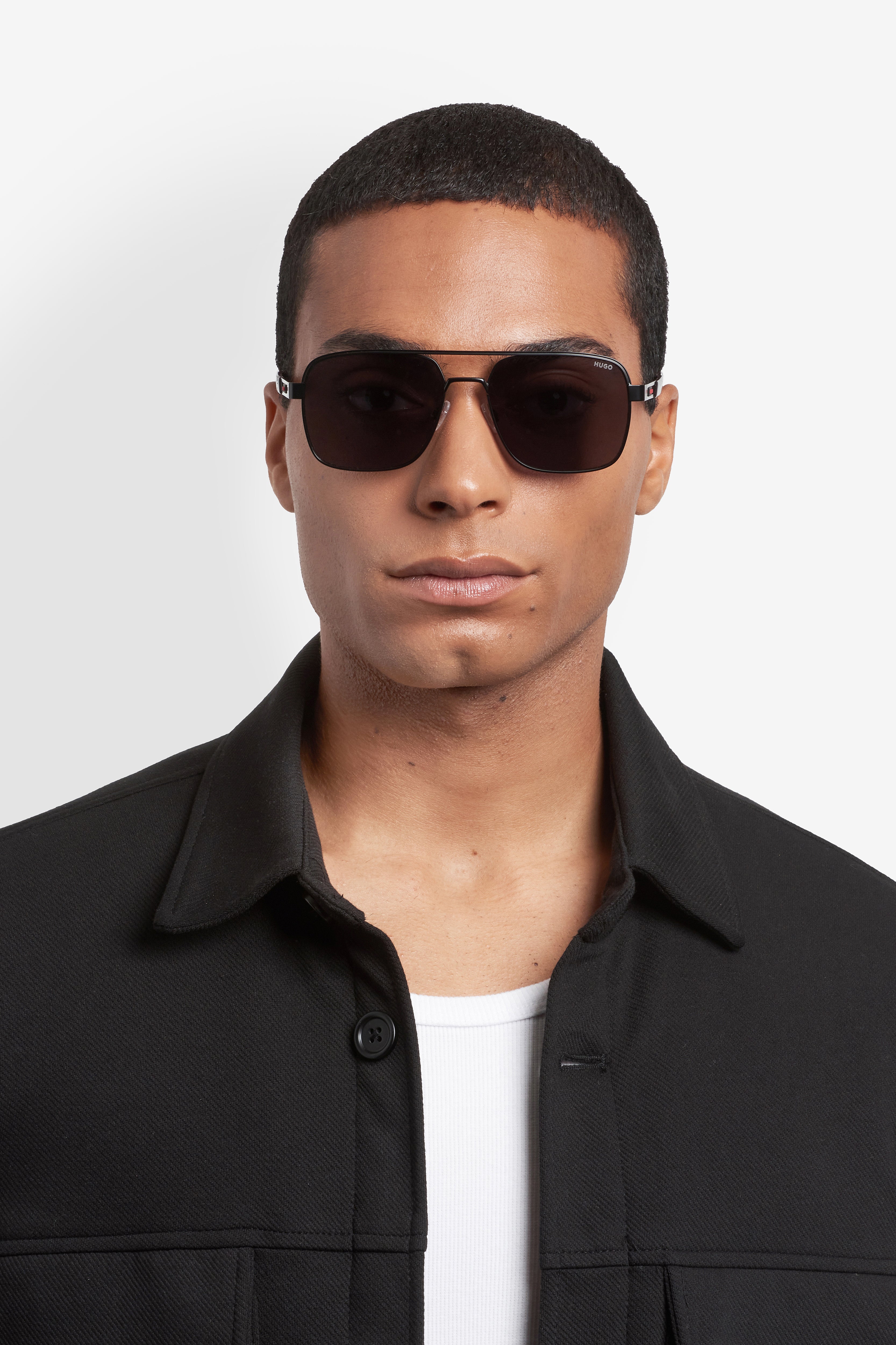 Hugo HG 1384/S/US Noir Mat — vue 6