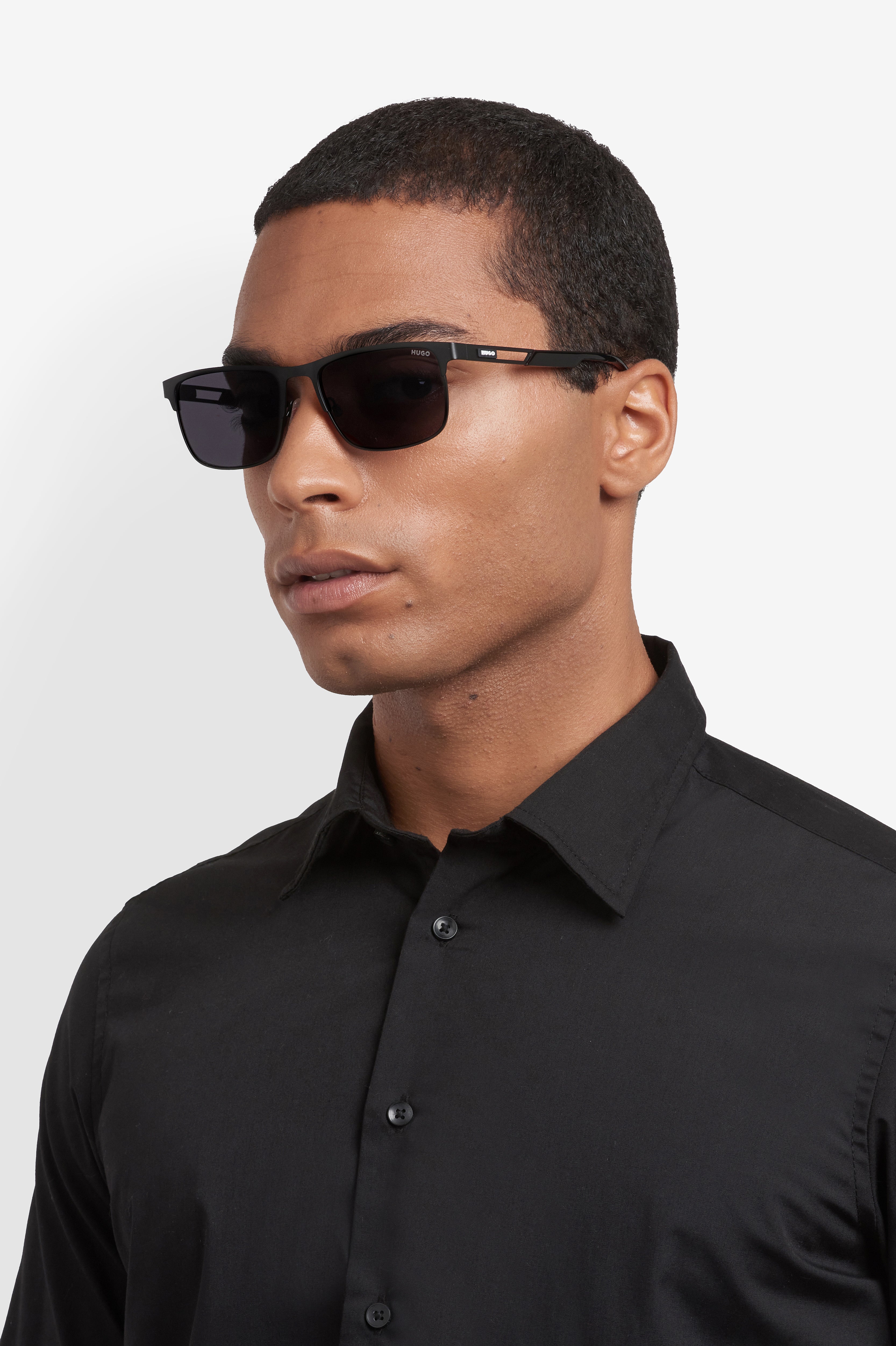 Hugo HG 1385/S/US Noir Mat — vue 5