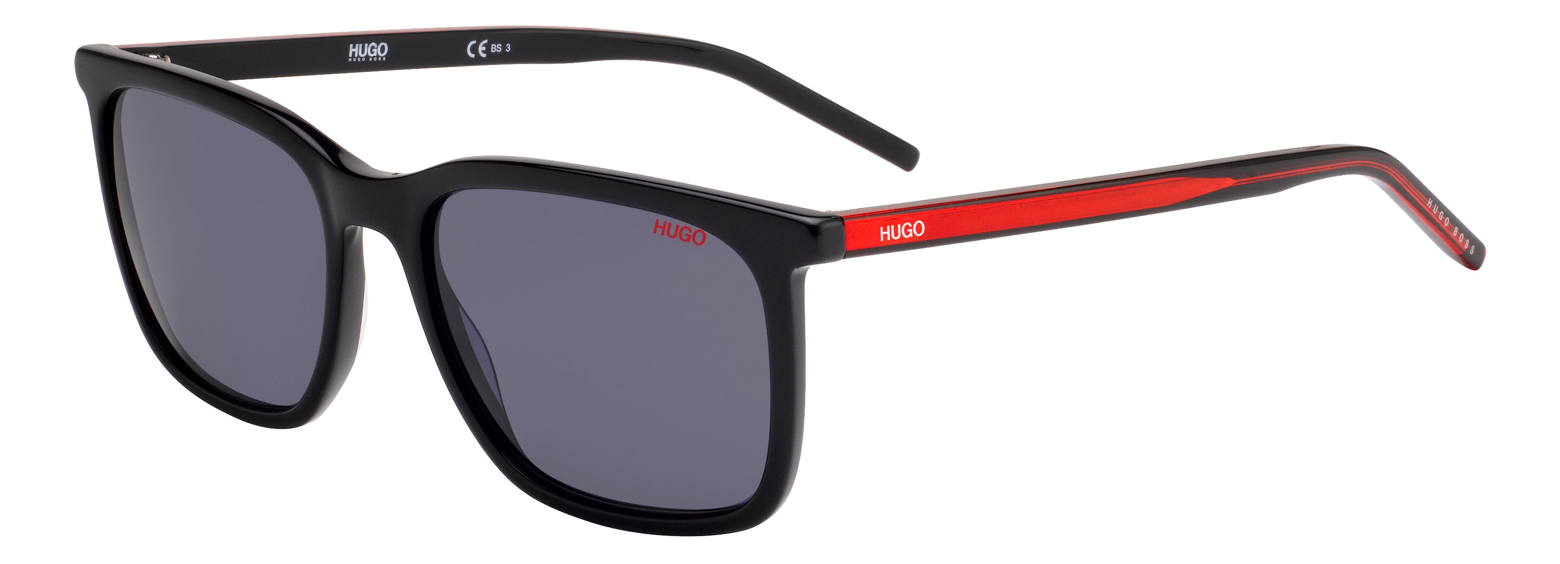 Hugo HG 1027/S/US Noir Rouge — vue 1